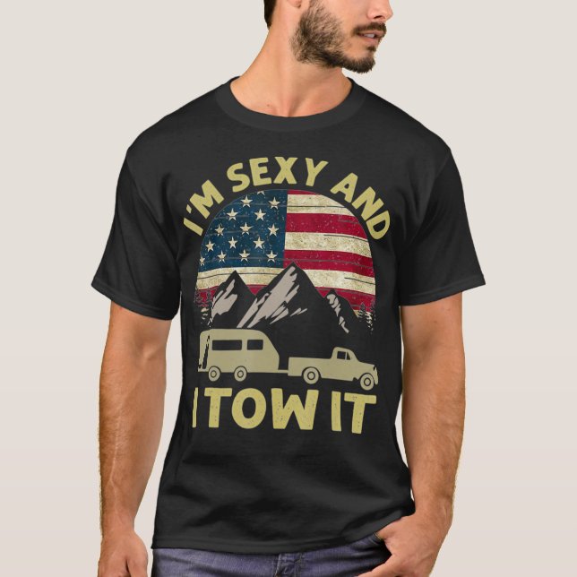 Ich bin sexy und ich habe es mit der amerikanische T-Shirt (Vorderseite)