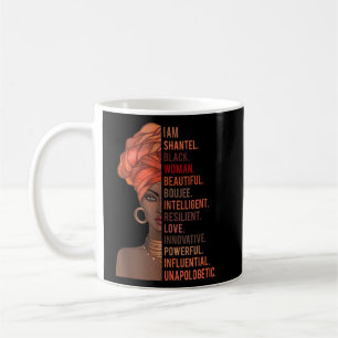 Ich bin Shantel Black Woman History Month 2020 Pri Kaffeetasse
