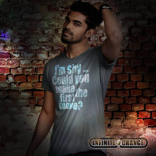 ICH BIN SHY   Grunge   Pastelle   Typografie   Zit T-Shirt