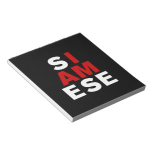 ICH BIN SIAMESE NOTIZBLOCK