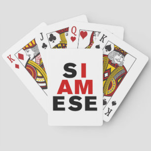 ICH BIN SIAMESE SPIELKARTEN