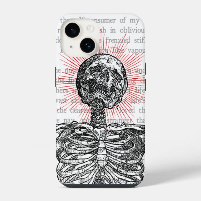 Ich bin Skeleton iPhone 14 Hülle (Rückseite)