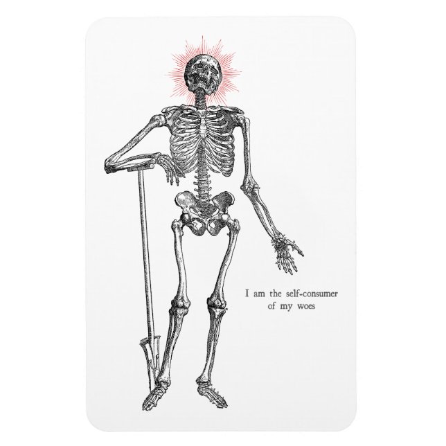 Ich bin Skeleton! Magnet (Vertikal)