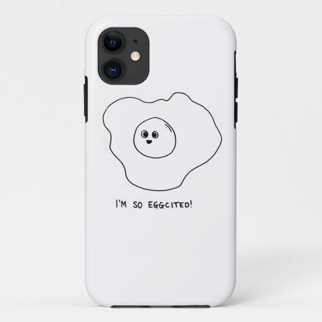 Ich bin so begeistert Case-Mate iPhone hülle (Rückseite)