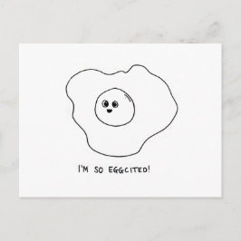 Ich bin so begeistert postkarte