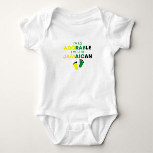Ich bin so bezaubernd, dass ich jamaikanischer Fun Baby Strampler