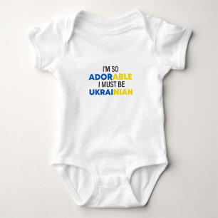 Ich bin so bezaubernd, dass ich Ukrainer und Ukrai Baby Strampler