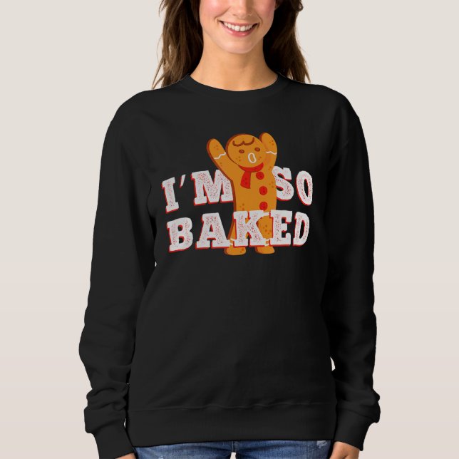 Ich bin so breit sweatshirt (Vorderseite)