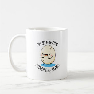 Ich bin so eilig zitiert, dass ich einen Ei-Spread Kaffeetasse