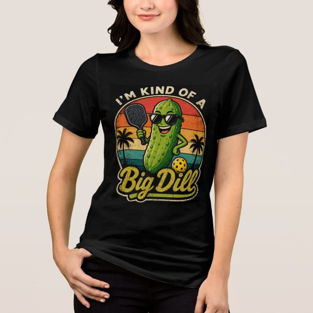 Ich bin so eine große Nummer Tri-Blend Shirt (Vorderseite)