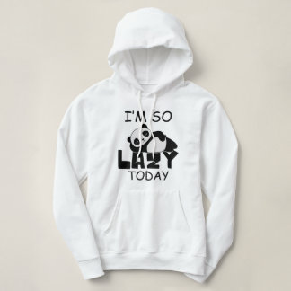 Ich bin so faul Heute Panda, Niedlich faule Schlaf Hoodie