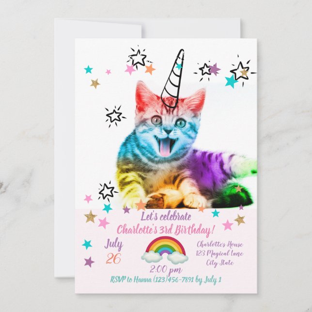 Ich bin so fleißig! einladung (Vorderseite)