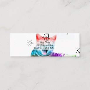 Ich bin so fleißig! mini visitenkarte