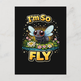 Ich bin so flott postkarte