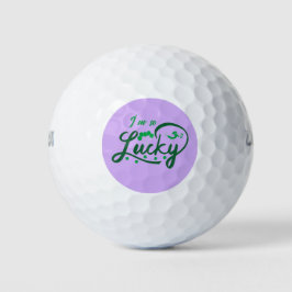 Ich bin so glücklich golfball