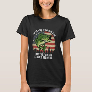Ich bin so gut im Fische Fangen Lustiges Fischen T-Shirt