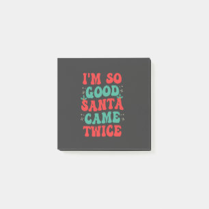 Ich bin so gut Weihnachtsfest zweimal Weihnachten Post-it Klebezettel
