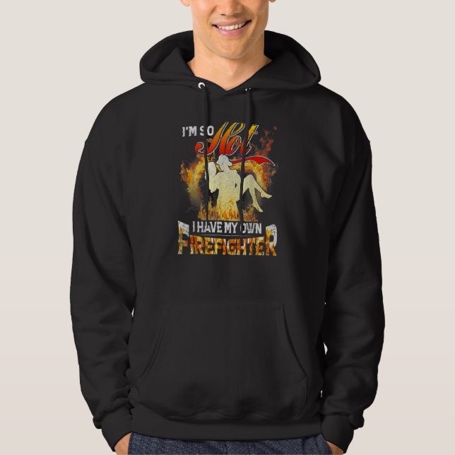 Ich bin so heiß, dass ich meine eigene Ehefrau hab Hoodie (Vorderseite)