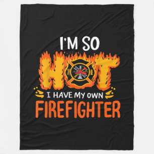 Ich bin so heiß, dass ich meinen eigenen Feuerwehr Fleecedecke