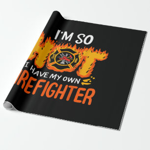 Ich bin so heiß, dass ich meinen eigenen Feuerwehr Geschenkpapier