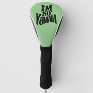 Ich bin so Kamala Brat Green Meme Golf Headcover