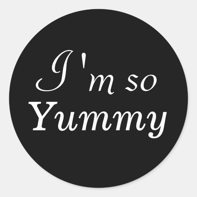 Ich bin so mein Sticker (Vorderseite)