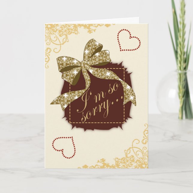 Ich bin so traurig… Karte (Vorderseite)