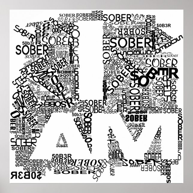 ICH BIN SOBER POSTER (Vorne)