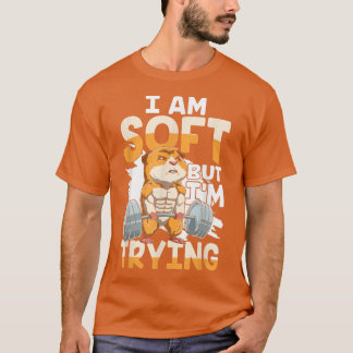 ICH BIN SOFT, ABER ICH VERSUCHE NACH EINEM Guinea- T-Shirt