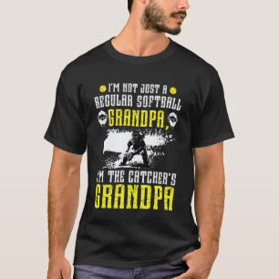Ich bin Softball Catcher Opa Softball Catcher Opa T-Shirt