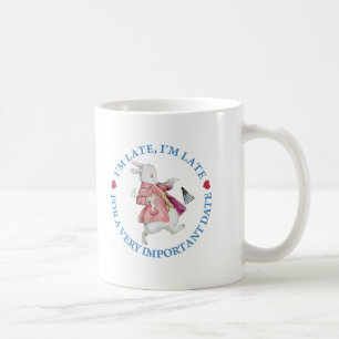 Ich bin spät, ich bin spät für ein sehr wichtig kaffeetasse