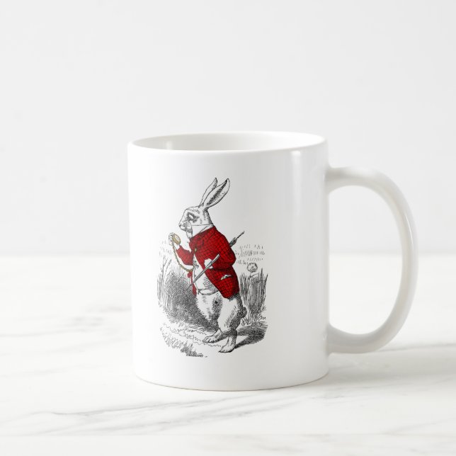 Ich bin spät, ich bin spät kaffeetasse (Rechts)