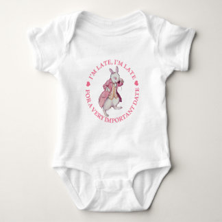 Ich bin spät, ich bin spät, zu einem sehr wichtige baby strampler