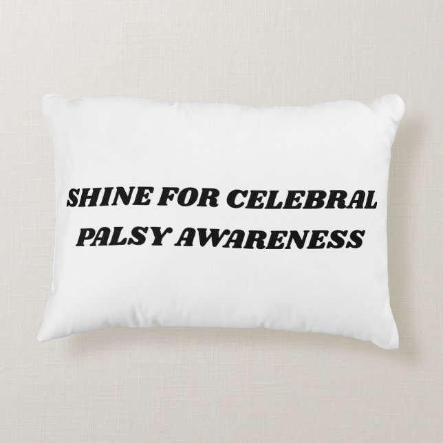 🌟 ich bin Special - Zerebral Palsy Bewusstsein De Dekokissen (Rückseite)