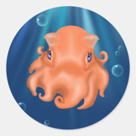 Ich bin Squishy Runder Aufkleber