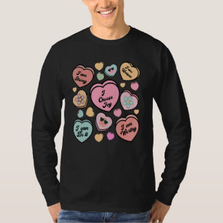 Ich bin stark, ich bin einzigartig Retro positives T-Shirt