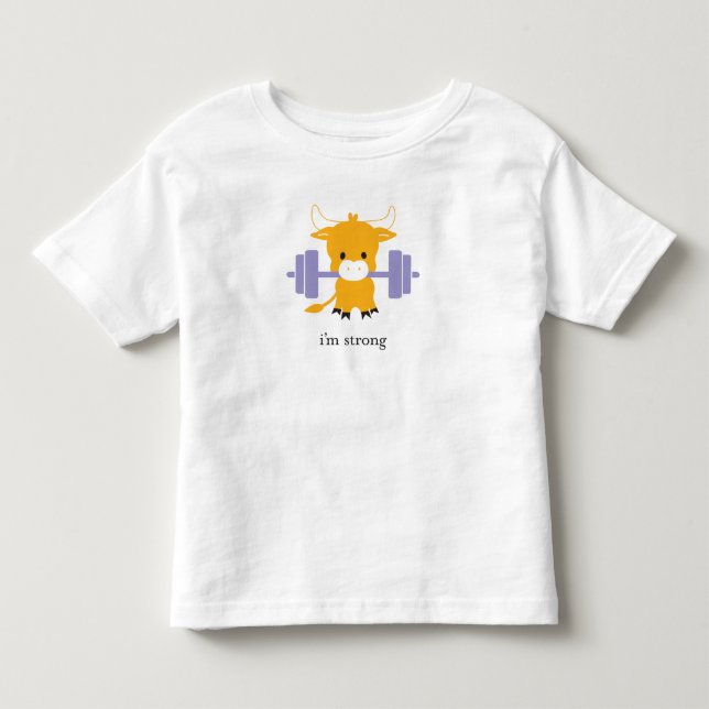 Ich bin stark! Jahr des Ox Zoodiac-T - Shirt (Vorderseite)