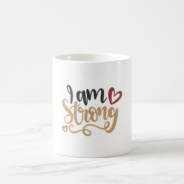 Ich bin stark kaffeetasse (Mittel)