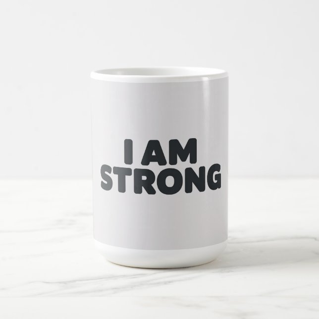 Ich bin stark kaffeetasse (Mittel)