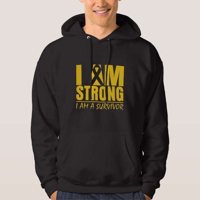Ich bin starker - ich bin ein Überlebender - Hoodie (Vorderseite)
