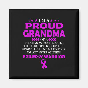 Ich bin stolz auf die Oma des Epilepsie-Kriegers Magnet