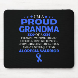 Ich bin stolz auf die Oma des Kriegers von Alopezi Mousepad