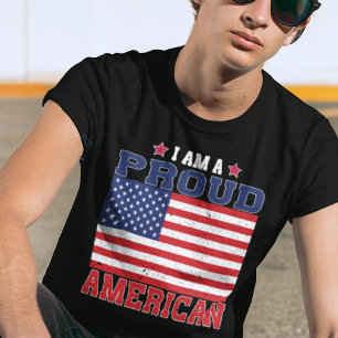 Ich bin stolz auf die Patriotik einer amerikanisch T-Shirt