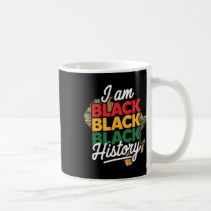 Ich bin stolz auf die schwarze Geschichte Afro Mel Kaffeetasse