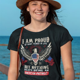 Ich bin stolz auf viele Dinge im Leben, aber nicht T-Shirt