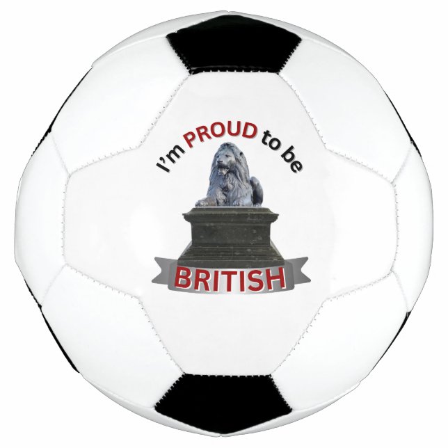 Ich bin stolz, Brite zu sein Fußball (Vorderseite)