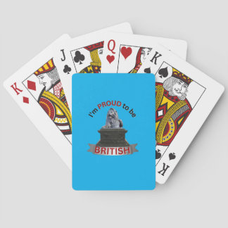 Ich bin stolz, Brite zu sein Spielkarten