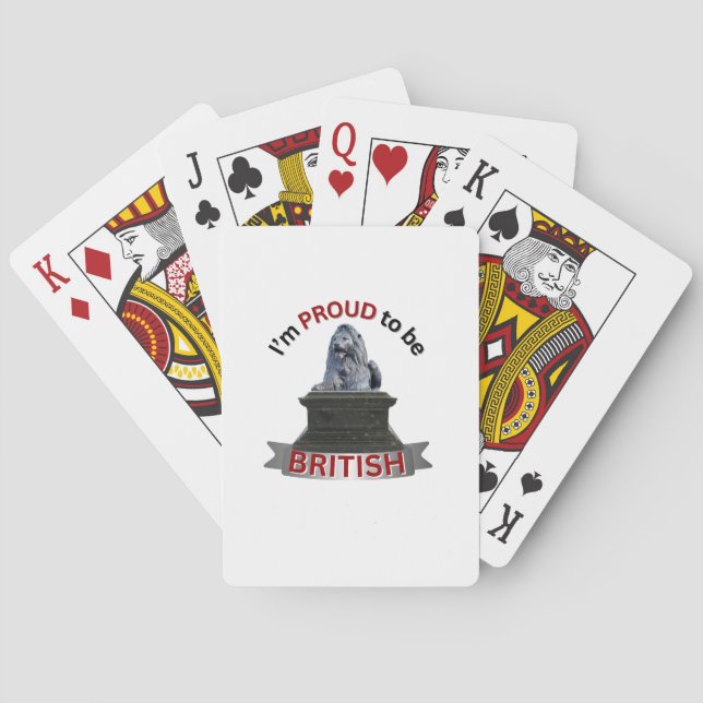 Ich bin stolz, Brite zu sein Spielkarten (Rückseite)