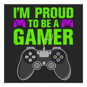 Ich bin stolz, ein Gamer 2 zu sein Poster
