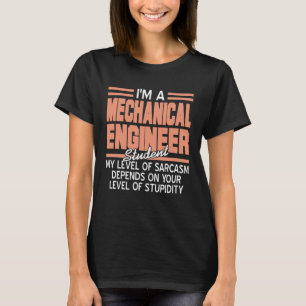 Ich bin Studentin für Maschinenbau, die in der Geg T-Shirt
